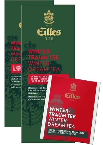 GOURVITA DE EILLES TEE Teebeutel Wintertraum, Sparpack mit 2x25er Box 1693