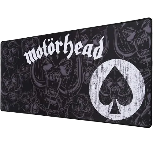 Subsonic Motörhead XXLMauspad mit offizieller Motörhead, das Leistung mit einem kühnen Design kombiniert, das von der legendären HeavyMetalBand inspiriert wurde.