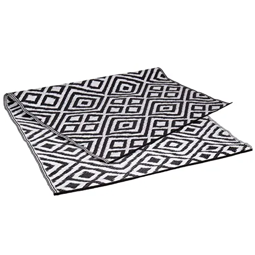 Camp4 Markisenteppich Villa Ethno 2,5 x 2,9 m Outdoorteppich Zeltteppich inkl. Tragetasche Vorzeltteppich