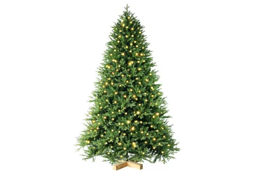 SALCAR Künstlicher Weihnachtsbaum 180 cm mit Warm LED-Beleuchtung