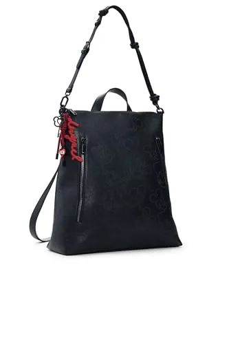 Desigual Rucksack Mickey Lines Pretoria Backpack Schwarz in schwarz von Desigual