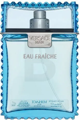 Versace Man Eau Fraiche Eau de Toilette 100 ml - Herrendüfte, erfrischender und provokativer Duft mit holzig-aquatischen Noten, ideal für den modernen Mann.