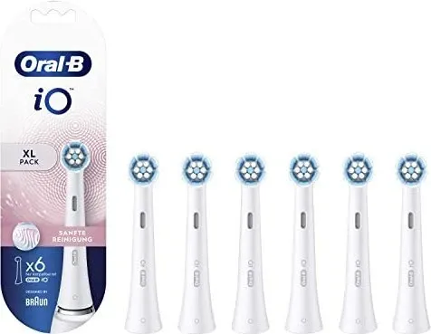 Oral-B iO Sanfte Reinigung 6er Aufsteckbürsten von Oral-B