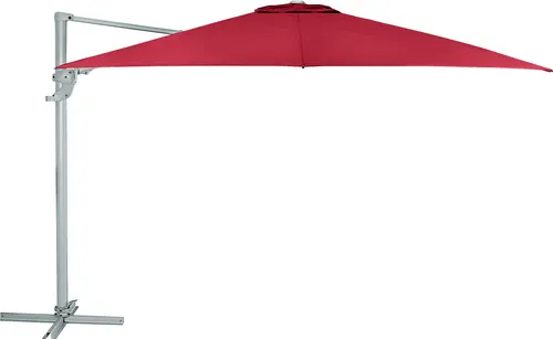Dehner Ampelschirm Zypern 264x300 cm mit Kurbel, schwenkbar - Der Dehner Ampelschirm Zypern bietet perfekten Schatten für Ihren Gartensitzplatz. Mit hochwertigem Aluminiumgestell, strapazierfähigem Polyester und praktischem Kurbelmechanismus ist er ideal für sonnige Tage.