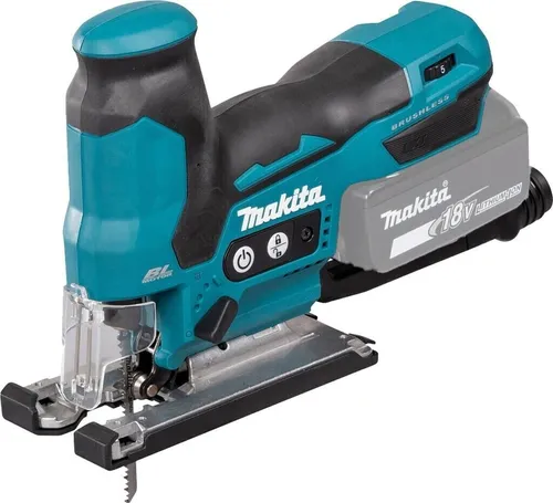 Makita DJV185Z - Akku-Pendelhubstichsäge, leistungsstark mit dreistufiger Pendelhubeinstellung und werkzeuglosem Klingenwechsel