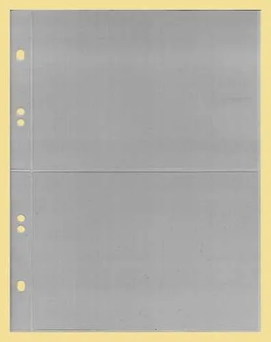 10-Kobra-Einsteckblätter-Hartfolie-Banknoten-G182E-2-Taschen-150x108mm