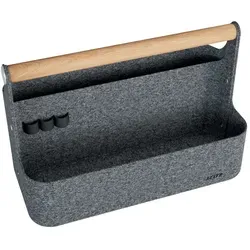 Leitz Schreibtisch Organizer mit Holzgriff aus Filz