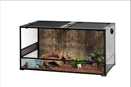 REPTI ZOO Glas-Terrarium 120x60x60cm – Zerlegbar und Versandfertig