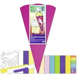 Ursus 9850011 - Schultüte Bastelset Einhorn, Höhe 68 cm, Durchmesser 20 cm