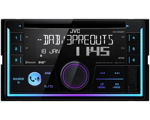 Produktbild JVC KW-DB93BT Doppel 2-DIN Autoradio mit DAB+