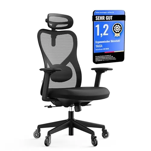 Yaasa Chair Plus – Ergonomischer Bürostuhl des Jahres 2026 von Yaasa