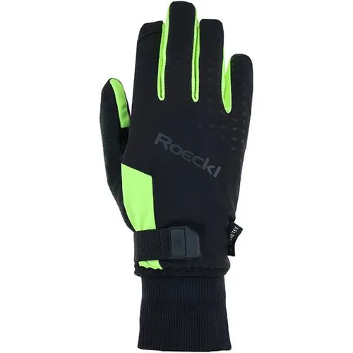 Roeckl Sports Rocca 2 GTX Handschuhe Gr 8 schwarz - Wasserdichte Fahrradhandschuhe mit GORE-TEX Membran, ideal für Bike to Work und Mountainbike. Komfortabel, isolierend und touchscreen-kompatibel.