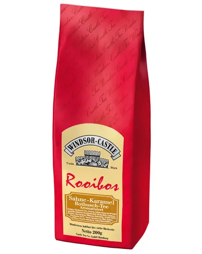 Windsor-Castle Rooibos Tee Sahne-Karamel, 200g Tüte (MHD: 31.12.2025)
