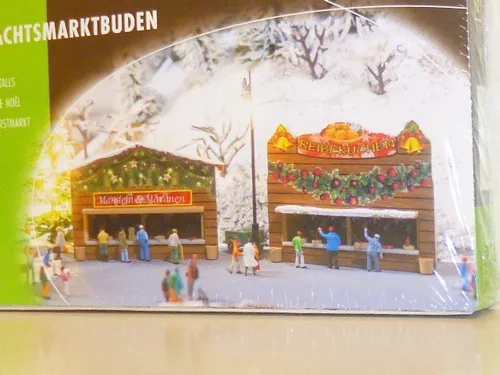 Produktbild Faller Spur N: 272020 2 Weihnachtsmarktbuden (Bausatz)  OVP, neu