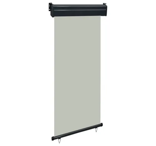 vidaXL Balkon Seitenmarkise 85x250cm Grau in grau von vidaXL