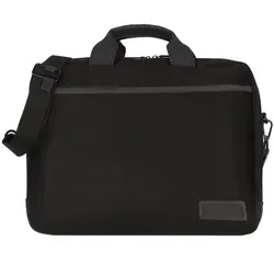 Jost Tallinn Aktentasche mit Laptopfach 42 cm - Schwarz - Aktentasche mit 42 cm Laptopfach, stilvolles Design und optimaler Schutz für Ihren Laptop, ideal für Büro und Businessreisen.