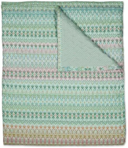 Pip Studio Quilt Ashanti in Grün 270x260 cm in grün von Pip Studio