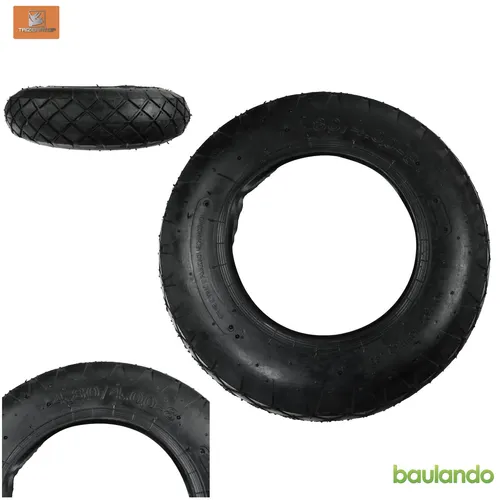 Schubkarren Reifen Mantel 480x4.00x8-Rillen Schubkarre, 4PR