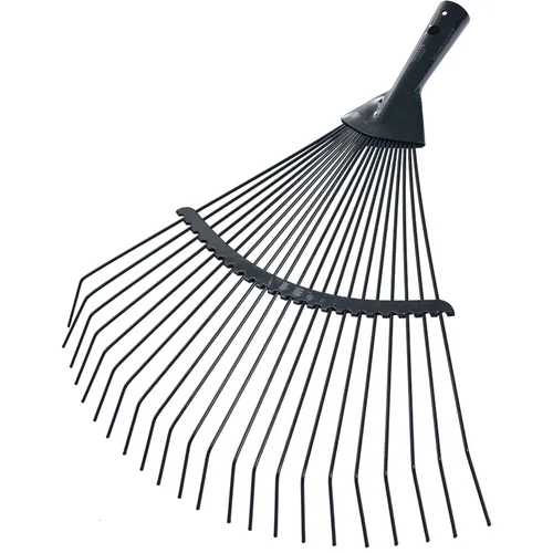 Drahtlaubbesen Gartenbesen Laubbesen Drahtbesen Laubrechen 22 Zinken anthrazit