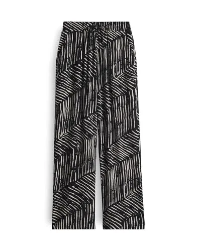 OPUS Damen Wide Leg Pants | MAROU Palm Leaves mit Komfortbund - Damen-Hosen mit hohem Tragekomfort und modernem Design, aus nachhaltigem Viskose-Material für ein angenehmes Tragegefühl.