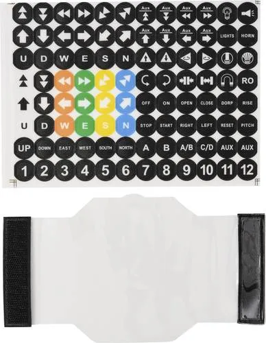 TRU COMPONENTS 2 & 4 Button cover & sticker TC-13660436 Zubehörsatz mit Schild, mit Berührungsschutz 1St.