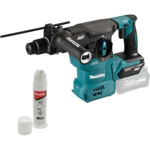 Makita Bohrhammer HR008GZ - 40V SDS+ mit 3,9 Joule Schlagkraft - Bohrmaschine für Bohren, Hammerbohren und Meißeln mit robuster SDS-Plus-Werkzeugaufnahme. Ideal für präzise Arbeiten in Beton, Holz und Stahl. Mit Anti-Vibrations-Technologie und Schutz gegen Staub und Spritzwasser.