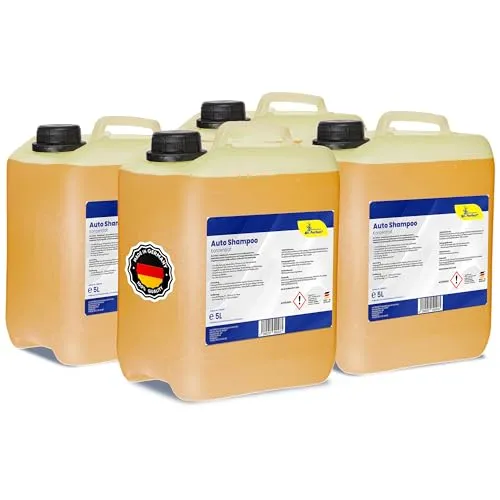 Mr. Perfect – Autoshampoo Konzentrat im praktischen 4x5L Kanister | Autoshampoo für Hochdruckreiniger und Waschanlagen | Autoreiniger mit Abperleffekt