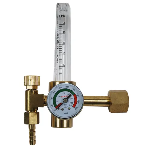 Druckregler Druckminderer Argon CO2 Schutzgas mit Flowmeter Gasflasche