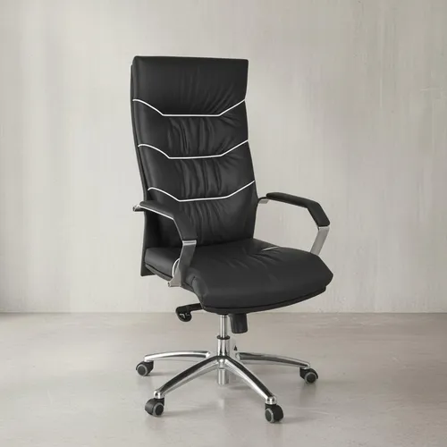 KADIMA DESIGN XXL Chefsessel Kanzas: Echtleder und Soft-Air Formpolster