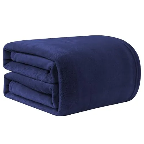 Good Nite Kuscheldecke Flauschig Decke Tagesdecken Sofadecke Wohndecke Fleecedecke 130x150cm Marineblau Soft Warme Decken Fluffy Blanket