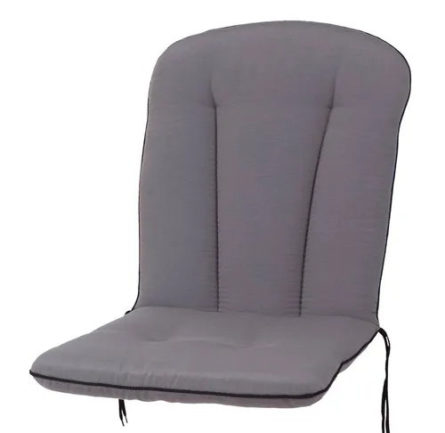 KETTtex Polsterauflage für Royal Garden MWH Carlo 2085 taupe-grau - Hochwertige Auflage für Niederlehner Gartenstühle, verstellbares Halteband und Bindebänder für optimalen Halt, ideal für Komfort im Freien.