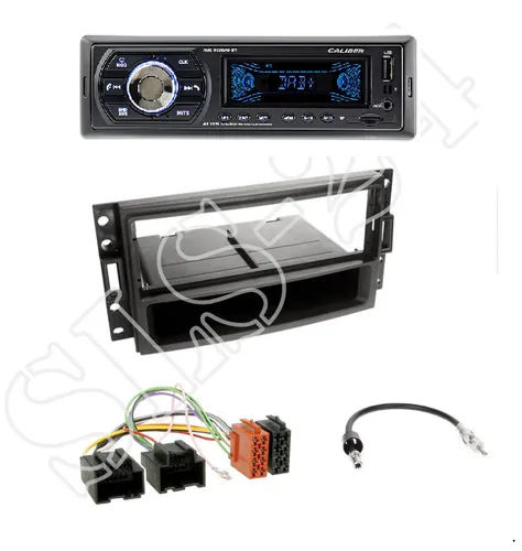 Set 1-DIN Chevrolet Corvette (C6) Uplander + Caliber RMD050DAB-BT Autoradio