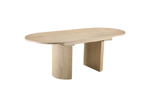 OTTO home Esstisch Gartempe, ausziehbar 160-210 cm - Moderner Esstisch für dein Zuhause, ausziehbar für mehr Platz. Gefertigt aus robustem Pappelholz mit langlebiger MDF-Tischplatte. Perfekt für gesellige Runden oder entspannte Teestunden.