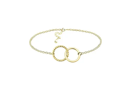 Sofia Milani Armband Kreise - 925 Silber Damen Schmuck - Elegantes Silberarmband mit filigranem Zwillings Kreis Anhänger aus 925er Sterling Silber, ideal für jeden Anlass.