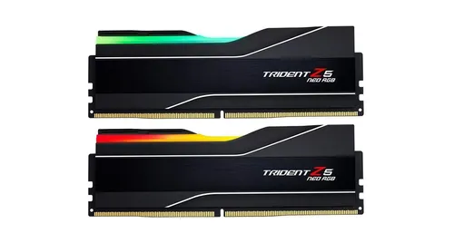 G.Skill Trident Z5 Neo RGB 32GB DDR5 6000 MHz - Arbeitsspeicher mit beeindruckendem RGB-Design und hoher Geschwindigkeit für Gaming und kreative Anwendungen. Ideal für anspruchsvolle Systeme.