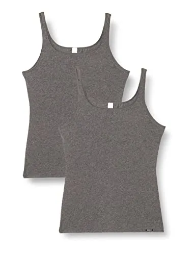 Skiny Damen Advantage Cotton Tank Top 2er Pack - Damen Tanktops im Doppelpack aus weicher Baumwollqualität, mit superflachen Nähten für höchsten Tragekomfort und perfekter Passform.