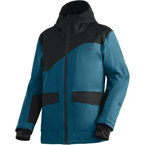 Maier Sports Ovindoli Men Skijacke - peruvian blue/black (M20340) 54 - Funktionsjacke für Herren, atmungsaktiv und wasserdicht dank mTEX 10.000, ideal für kalte Tage auf der Piste mit 4-Wege-Stretch für optimale Bewegungsfreiheit.