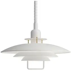 Produktbild Belid Hängeleuchte Primus II, Weiß, Metall, rund,rund, 150 cm, Handmade in Europe, Europäischer Sicherheitsstandard, Schutzklasse II (Schutzisoliert), Lampen & Leuchten, Innenbeleuchtung, Leuchten nach Räumen, Esstischlampen