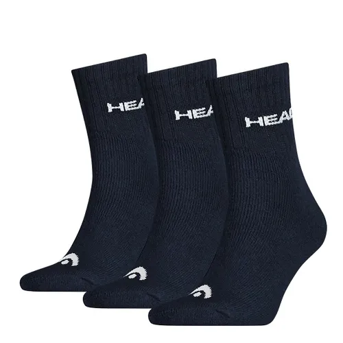 Head Tennissocken Crew Club schwarz Herren - 3 Paar, Größe: 39-42