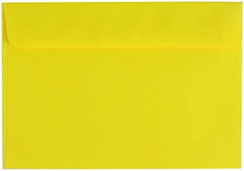 farbige Briefumschläge / Din C6 / Farbe: gelb 25