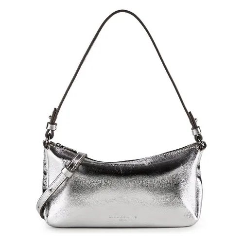 Liebeskind Ryker Schultertasche S Leder 23,5 cm silberfarben - Stylische Schultertasche aus hochwertigem Leder mit praktischem Reißverschluss. Der verstellbare Umhängeriemen sorgt für flexiblen Tragekomfort. Ein urbaner Begleiter für moderne Frauen!