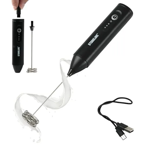 STONELINE Elektrischer Milchaufschäumer USB C Aufladbar