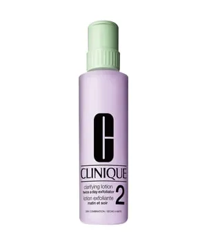 Clinique 3-Phasen-Pflege Clarifying Lotion 2 - 487 ml - Sanfte Exfoliation für trockene bis Mischhaut, fördert die Zellerneuerung und reduziert Unreinheiten für ein erfrischendes Hautgefühl.