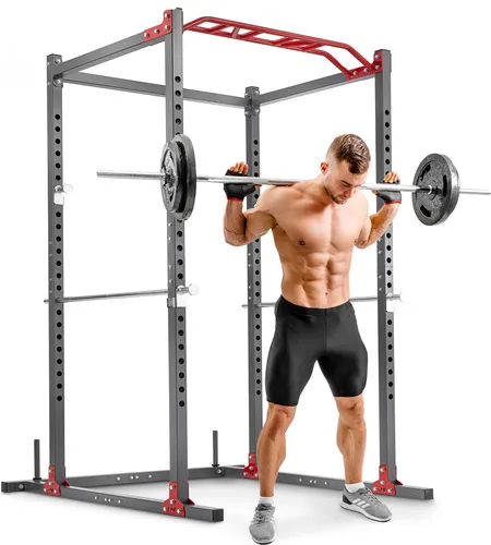 Hop-Sport Power Cage mit Klimmzugstange Squat Rack Kraftstation HS-1009K