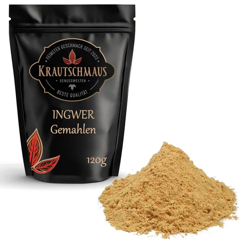 120g Ingwer Pulver gemahlen Ingwerpulver Gewürz Ingwergewürz Ginger Premium