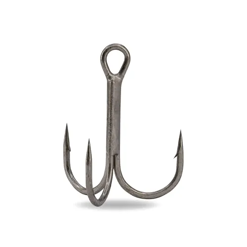 Gamakatsu Drillinge Treble 13, Größe:1, Farbe:brüniert