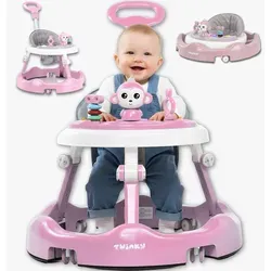 Twinky® Lauflernwagen in Pink – Sicheres Laufen lernen mit Spielset