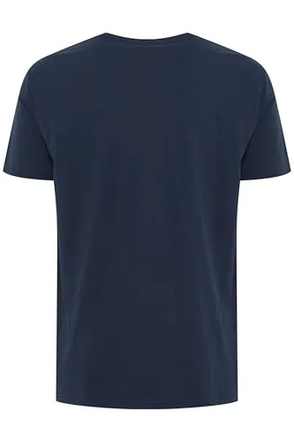 Produktbild !Solid SDRock Herren T-Shirt Kurzarm Shirt 100% Baumwolle Regular Fit, Farbe: Insignia Blue (194010), Größe: L