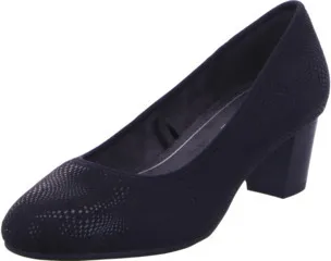 Jana High-Heel-Pumps - 100% vegan - Elegante High-Heel-Pumps mit 5 cm Absatzhöhe, aus pflegeleichtem Textil, perfekt für stilbewusste Frauen, die Wert auf Nachhaltigkeit legen.