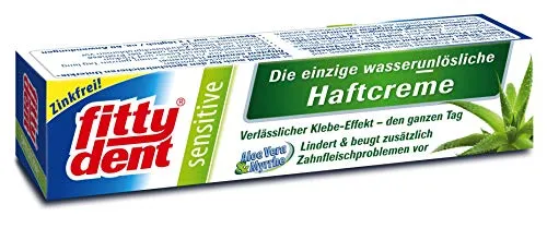 fittydent® sensitive Haftcreme 40g für Prothesen